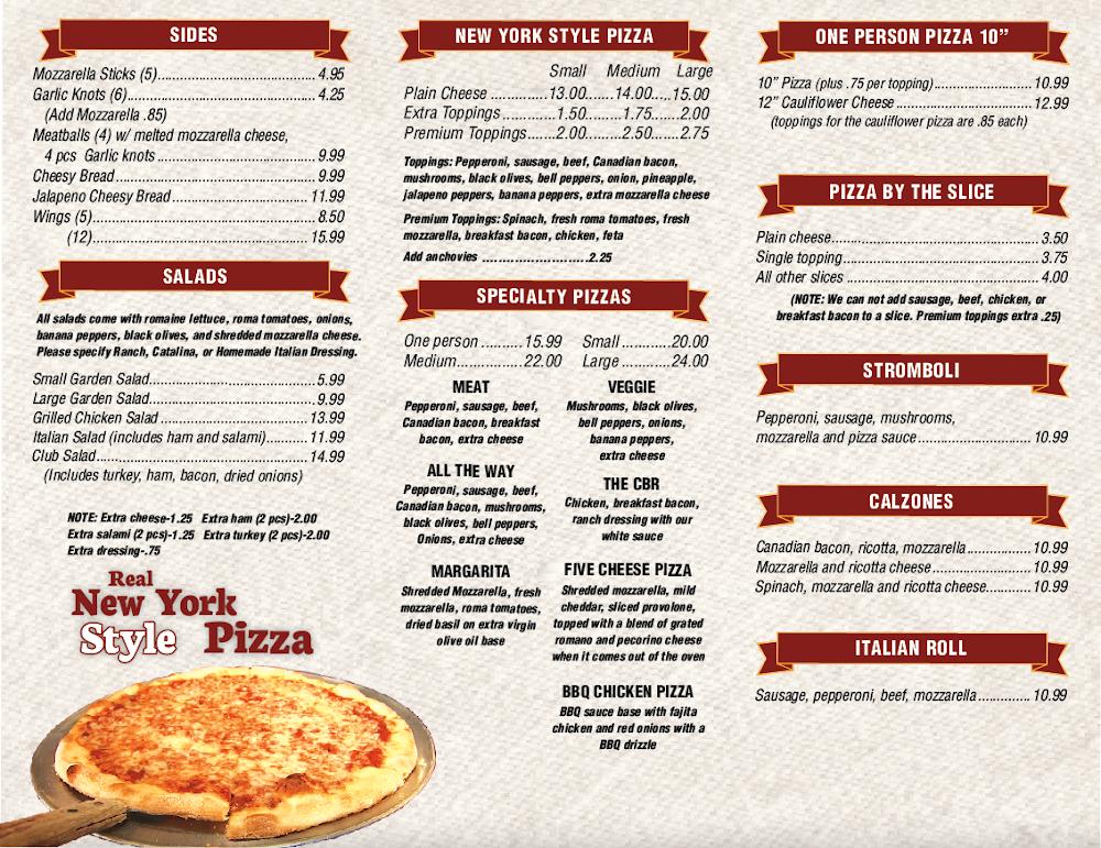 Brooklyn Pizzeria Menu image 1